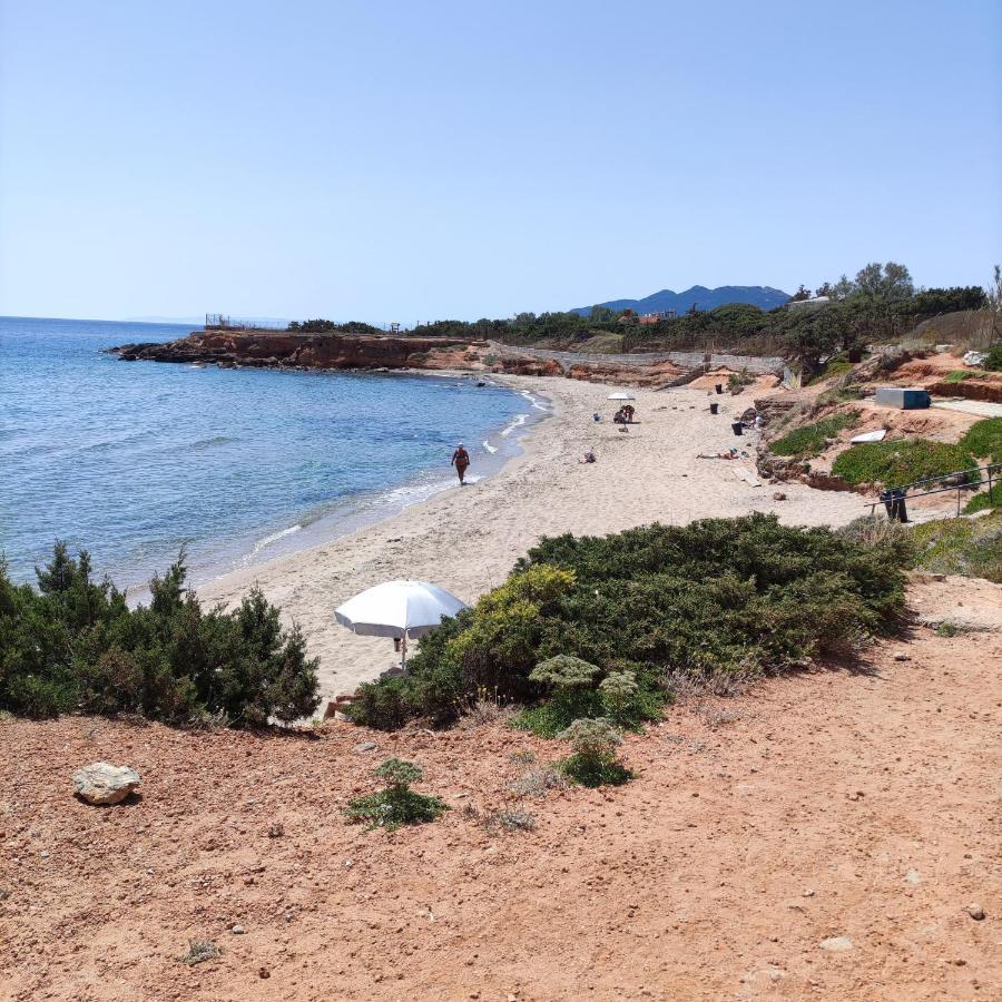 Sunny Apartment 15 Min From Airport And Sea Artemi Extérieur photo